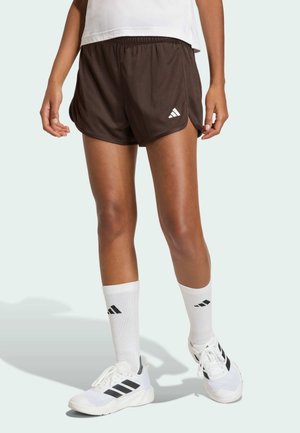 PACER ESSENTIALS HIGH-RISE - Korte broeken - aurora coffee   white