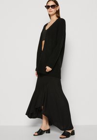 Mos Mosh LONG CARDIGAN - Kardiganas - black