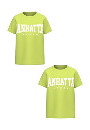 REGULAR FIT  SET - Print T-shirt - gelb