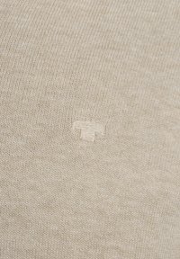 TOM TAILOR V NECK  - Strickpullover - beige dark melange