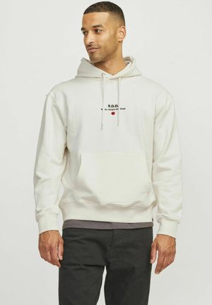 GEDRUCKT  - Hoodie - egret