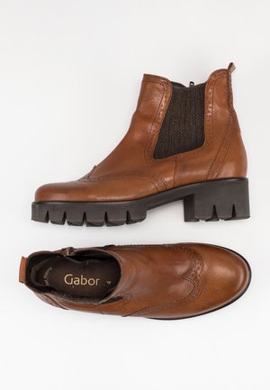 Bottines à plateau - brown