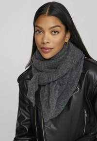 VILA SCHAL STRICK - Sciarpa - dark grey melange