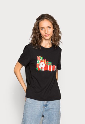 VICHRISTMAS - Print T-shirt - black