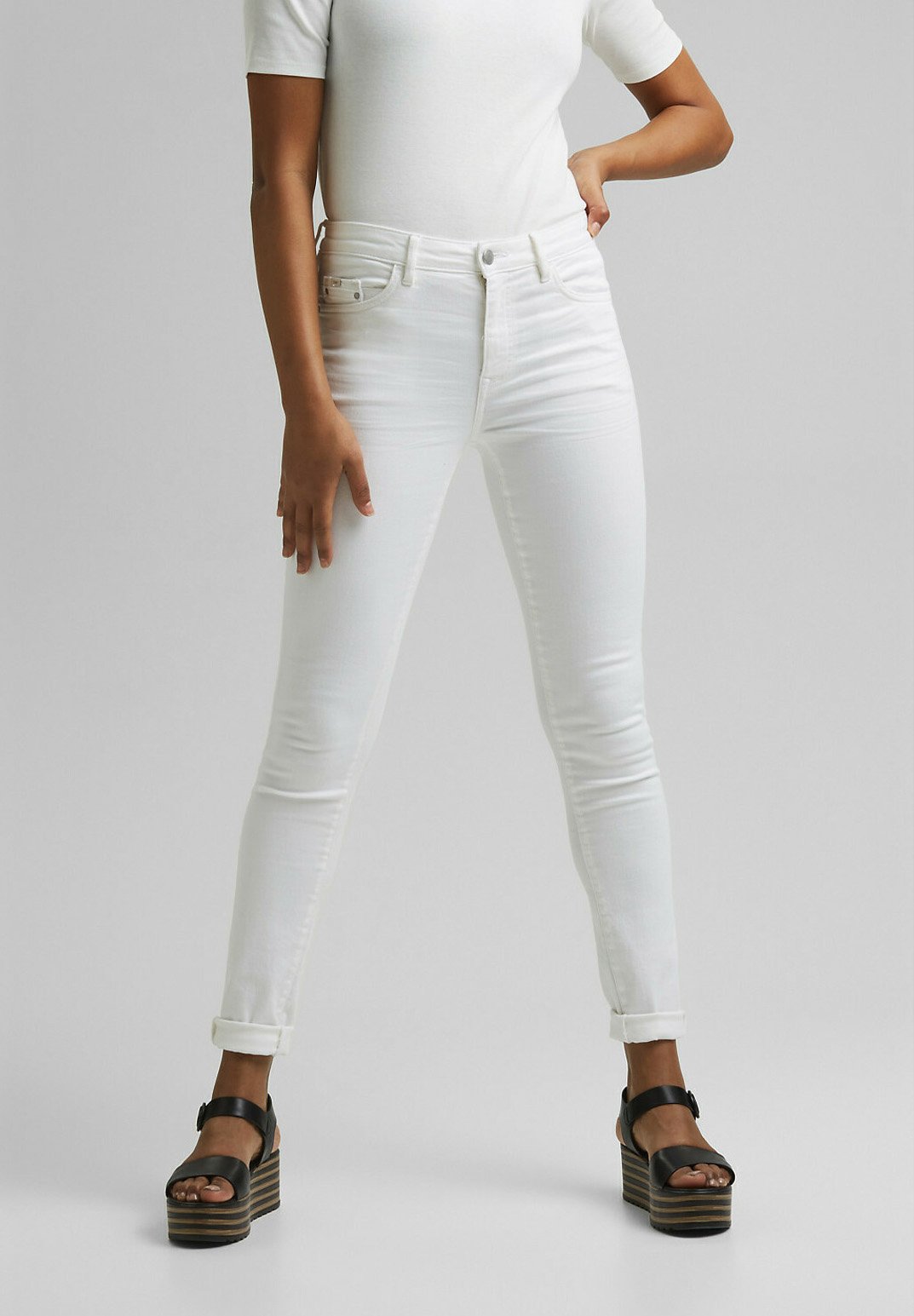 White slim fit jeans Clearance