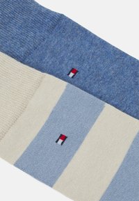 Tommy Hilfiger MEN RUGBY SOCK 2 PACK - Meias - beige/denim melange