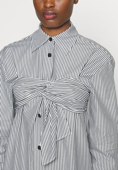 Brogger ESSIE DRESS - Φόρεμα πουκάμισο - black/white