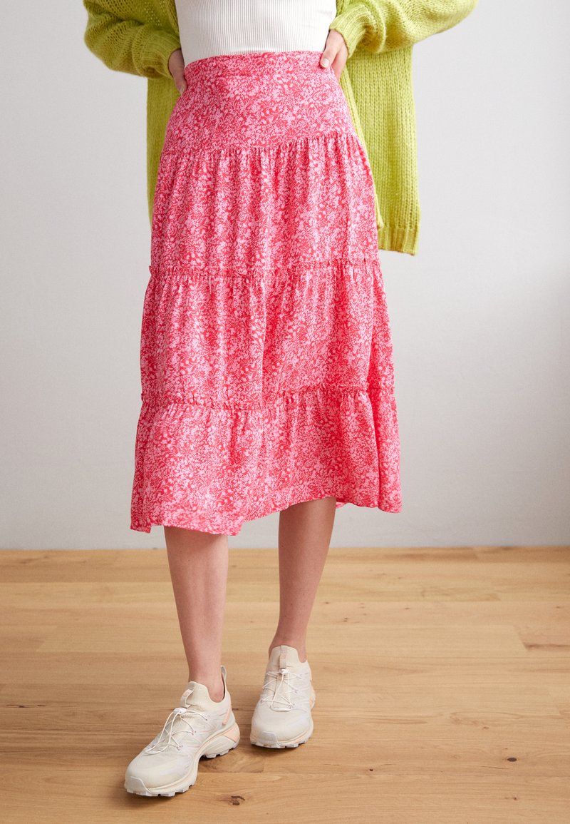 Marks & Spencer - SKIRTS - A-line skjørt - pink mix, Forstørre