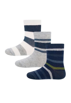 Ewers 3ER PACK - Socks - latte stahlblau hellsilber mel