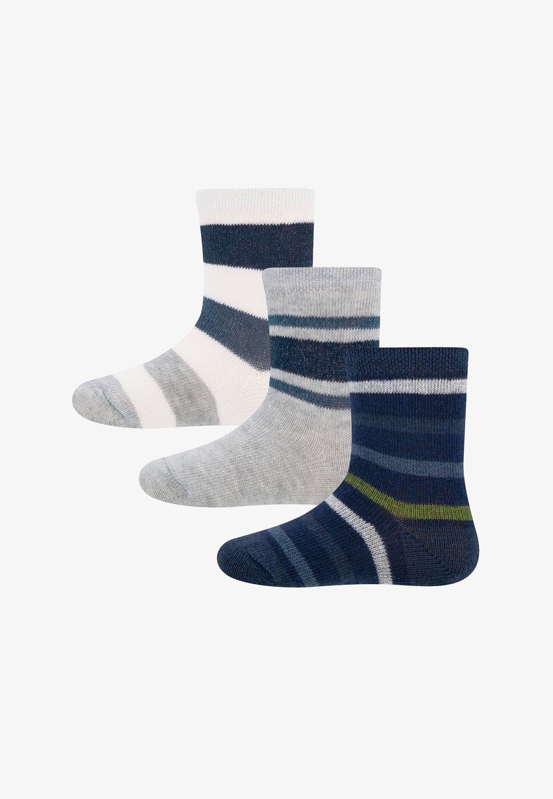 Ewers 3ER PACK - Socks - latte stahlblau hellsilber mel