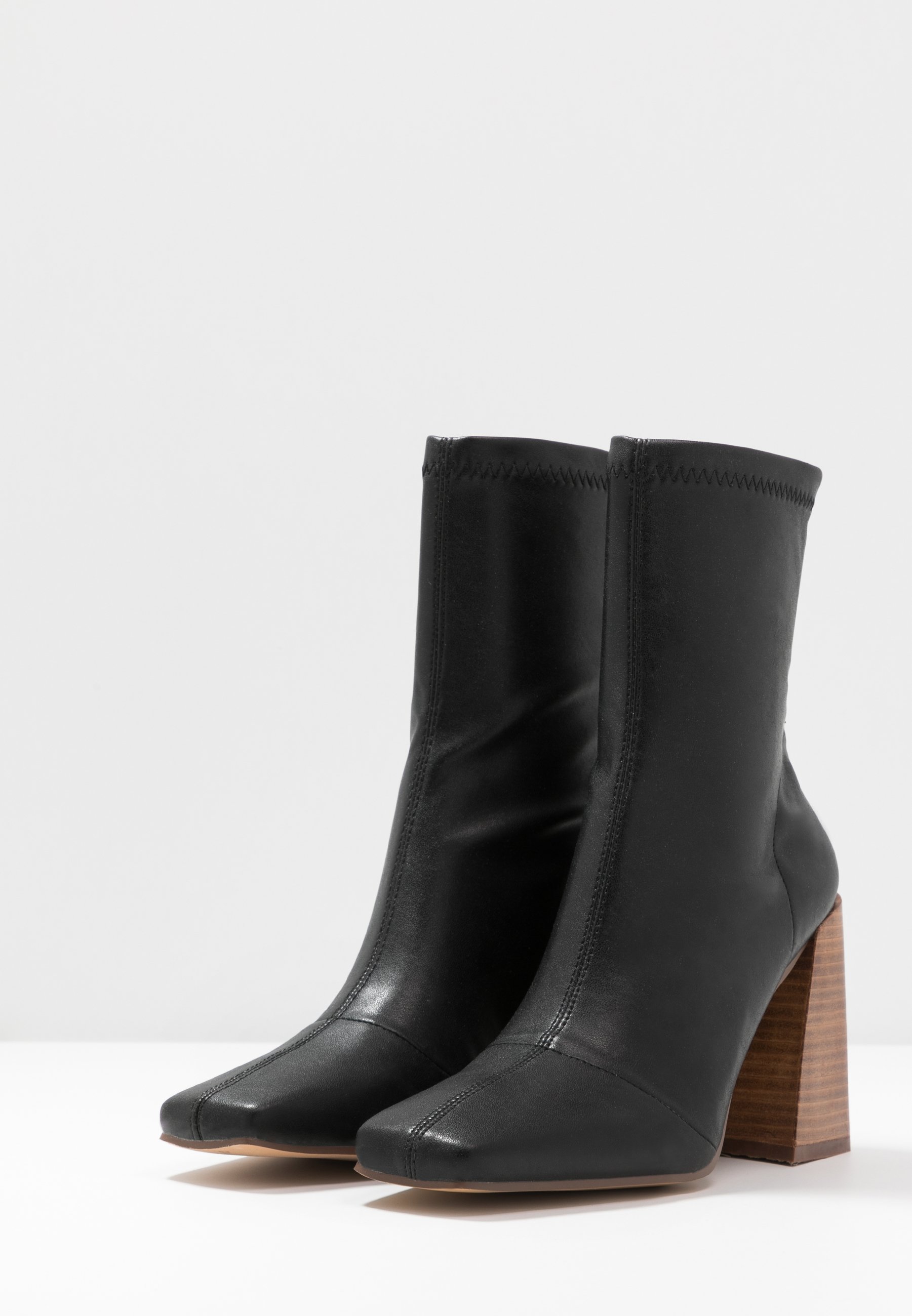 Topshop HAMMOND SOCK BOOT Enkellaarsjes met hoge hak Topshop HAMMOND SOCK BOOT Enkellaarsjes met hoge hak