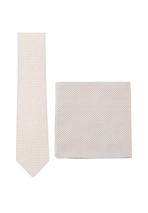 PRINCE BOWTIE SET - KRAWATTE + EINSTECKTUCH - Pocket square - beige