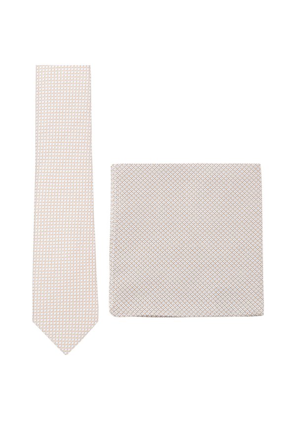 PRINCE BOWTIE SET - KRAWATTE + EINSTECKTUCH - Einstecktuch - beige