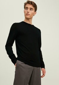 Jack & Jones - CREW NECK - Pulover - black Miniaturna slika 1