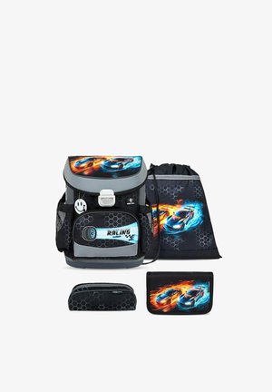 Belmil, MINI FIT SCHULRUCKSACK-SET UNISEX - School set - mottled black