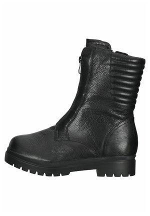 Caprice Schnürstiefelette - black nappa