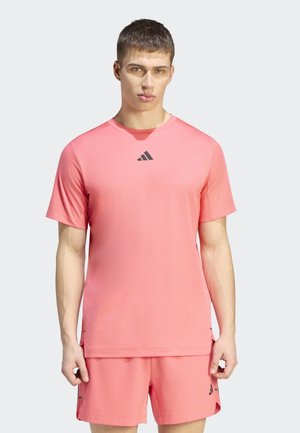 adidas Performance, D4T PRIMELIFT 3 STRIPES T-SHIRT - T-shirt con stampa - pure turbo