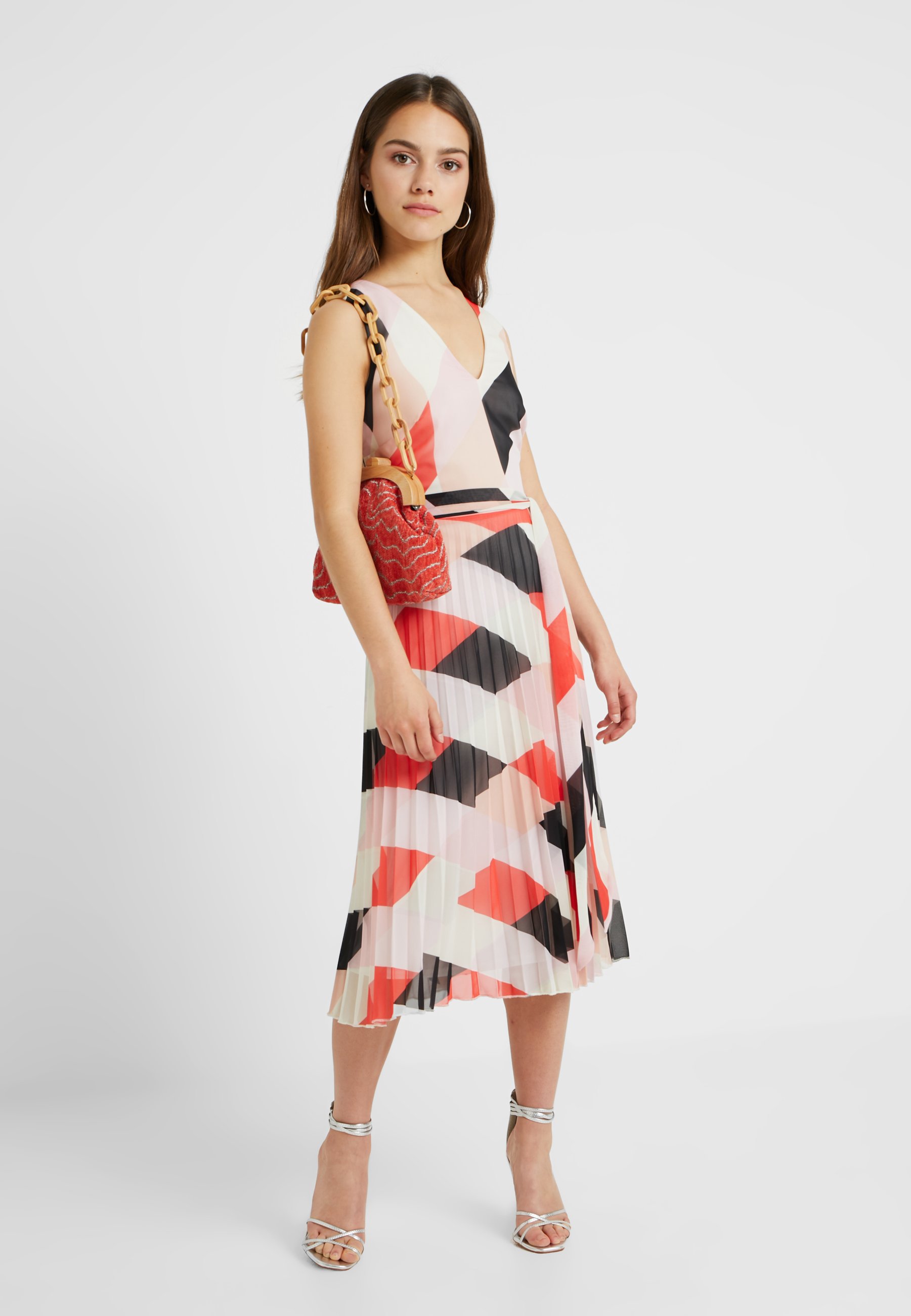 wallis colour block dress