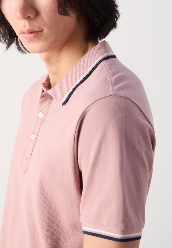 CONTRAST PIPING - Polo shirt - berry4