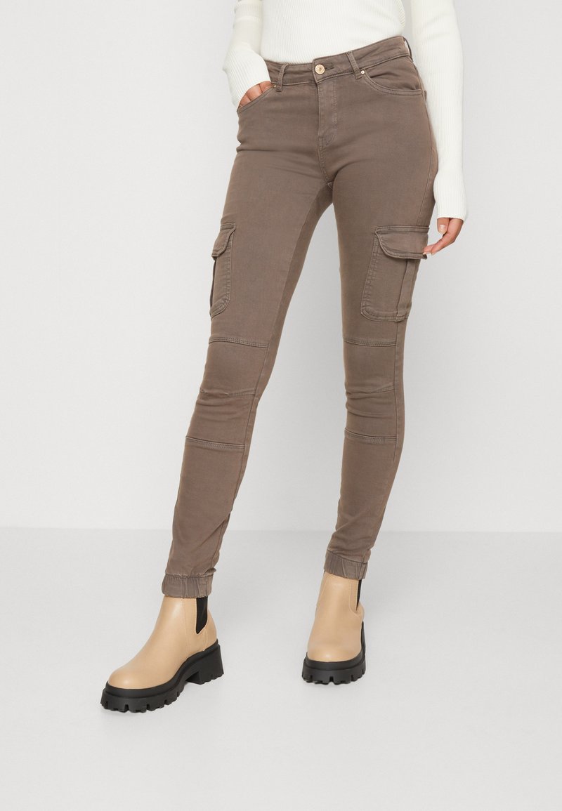 ONLY ONLMISSOURI PANT - Pantalones cargo - brown