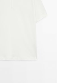 Massimo Dutti SHORT SLEEVE POLO NECK - Polo - white