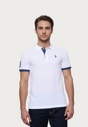U.S. Polo Assn. U.S. POLO ASSN. POLOSHIRT KURZARMSHIRT POLOKRAGEN  BIG DBH NO 3 - Poloshirt - weiß