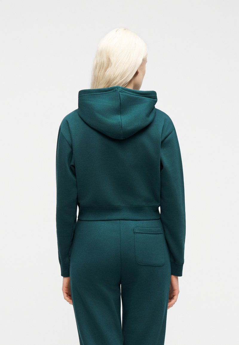 Converse CHUCK CROPPED HOODIE - Mikina s kapucí - darkly jaded