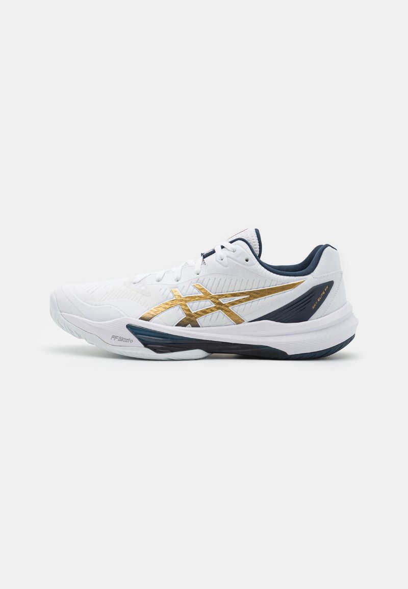 ASICS SKY ELITE - Volejbalové boty - white/pure gold