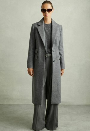 REGULAR FIT - AMALIA LONGLINE - Klasický kabát - grey