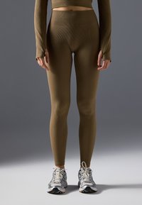 Even&Odd active - SEAMLESS LEGGINGS - Leggings - beige Imagine miniatură 1