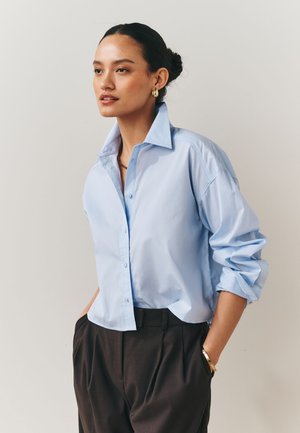 Next, REGULAR FIT - OVERSIZED BOYFRIEND LONG SLEEVE SHIRT  . - Camicia - blue