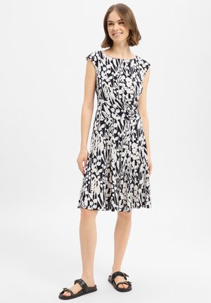 AMBIANCE AMBIANCE DAMEN FREIZEITKLEID - Jerseyjurk - weiß marine -