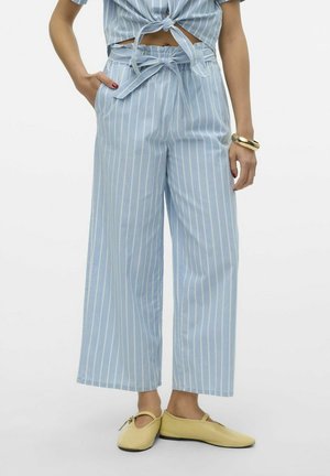 VMXENIA HOHE TAILLE - Pantalon classique - light blue denim