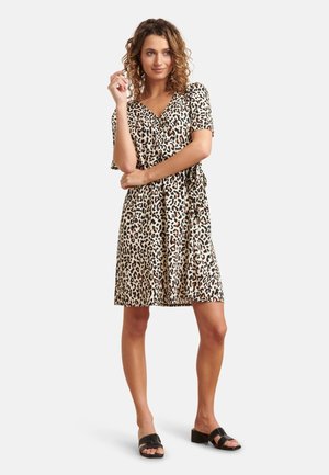 Smashed Lemon Day dress - brown black
