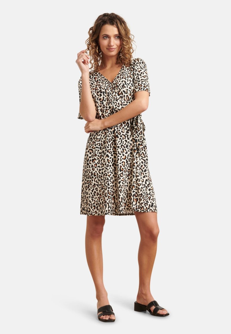 Smashed Lemon Jurk - brown black