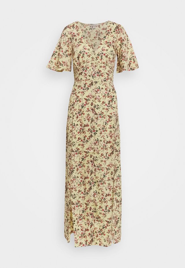SLEEVE BUTTON THROUGH MAXI - Hverdagskjoler - light yellow