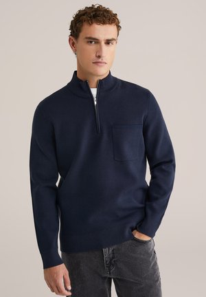 FUNDAMENTALS - Strickpullover - dark blue