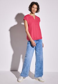 Street One T-shirt basic - rosa