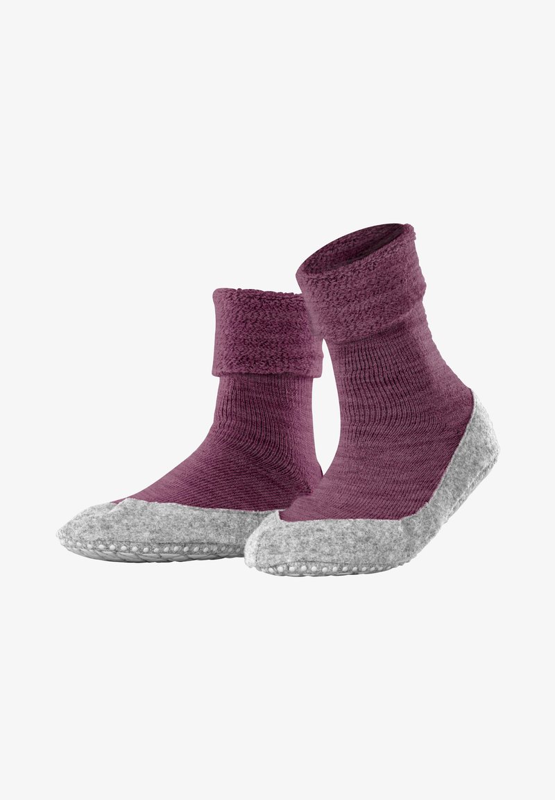 FALKE Cosyshoe - Calze - ruby mel