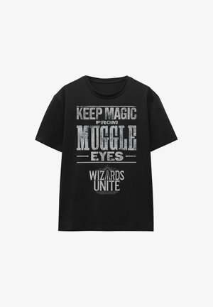 Cotton Soul, HARRY POTTER WIZARDS UNITE HIDDEN MAGIC - Print T-shirt - black