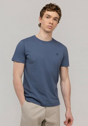 El Ganso, CAMISETA BÁSICA GARMENT DYED - Camiseta básica - azul