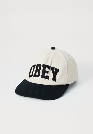 COLLEGIATE 6 PANEL STRAPBACK UNISEX - Pet - black multi