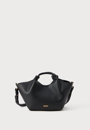 PAULA COMMUTER SMALL - Kabelka - black/gold-coloured