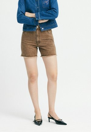 BENTLYRS - Shorts di jeans - brown