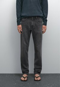 Massimo Dutti SLIM FIT - Jeans slim fit - dark grey