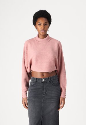 CROSS BACK  - Strikkegenser - pink roses