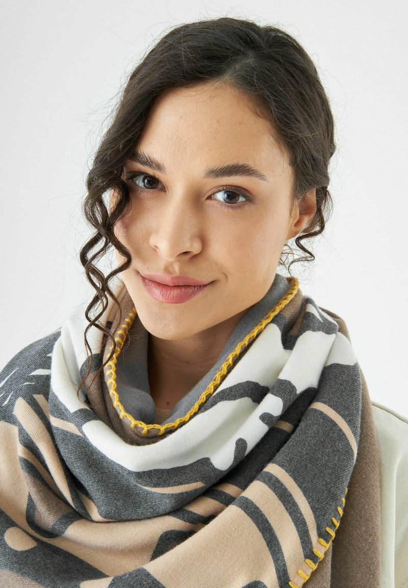 Foulard En Soie Codello Multicouleur - Écharpe Carrée Style Bandana Occasion