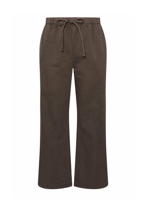 Yours Clothing, WIDE, ciemnobrązowy