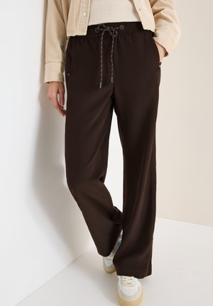 WIDE LEG - Pantalones - braun