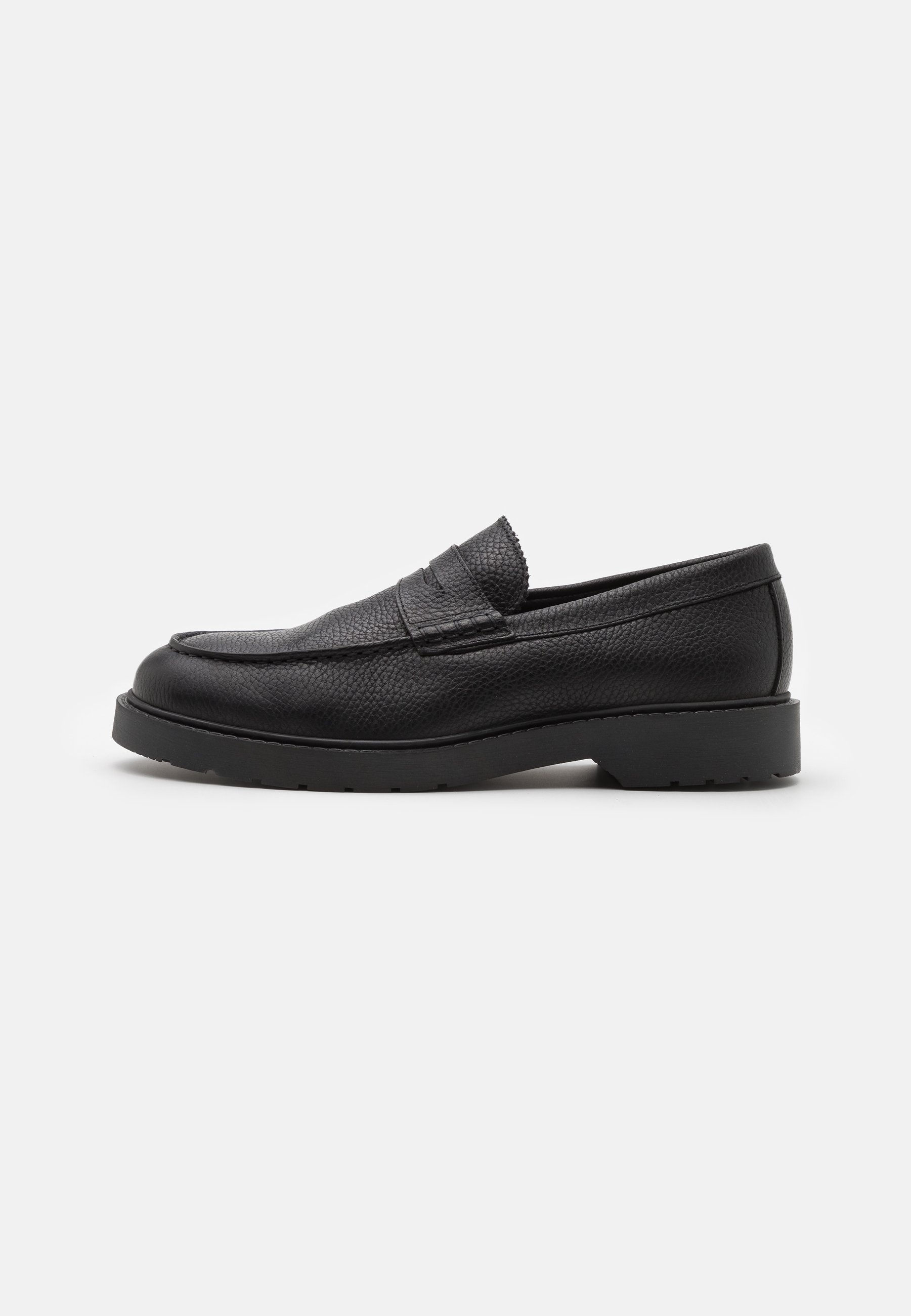 Selected Homme SLHTIM PENNY LOAFER CLEAN - Slipper - black/schwarz